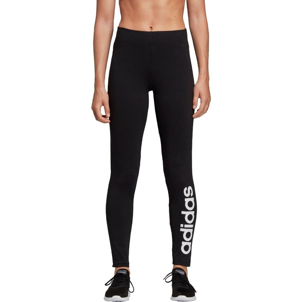 NWT Adidas Essentials Linear Tights Women's Black/White